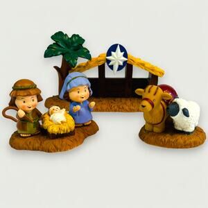 Department 56 Nativity Little People Pageant Fischer Price 2014 Mattel Enesco